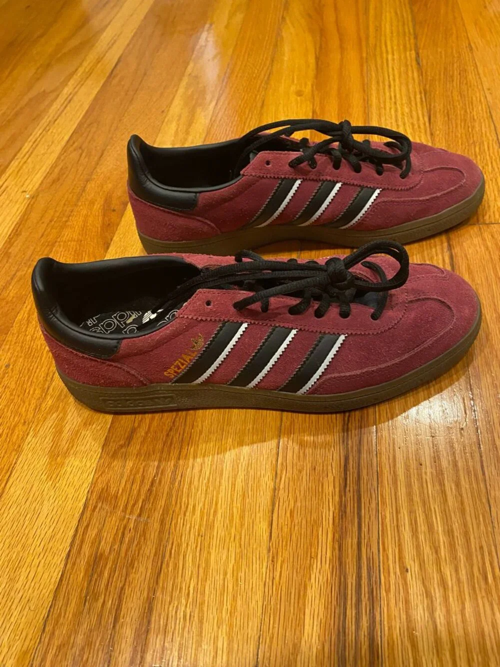 Men's 8 / Women's 9 - adidas Handball Spezial Maroon Black - IG61 - used, no box